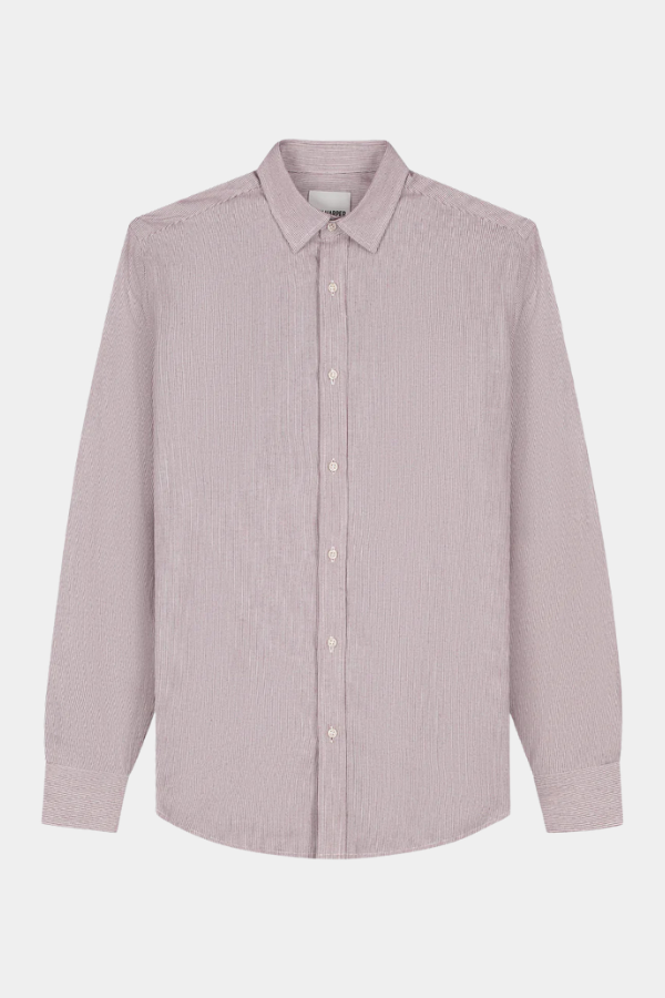 3050 PLUM MINI STRIPE
