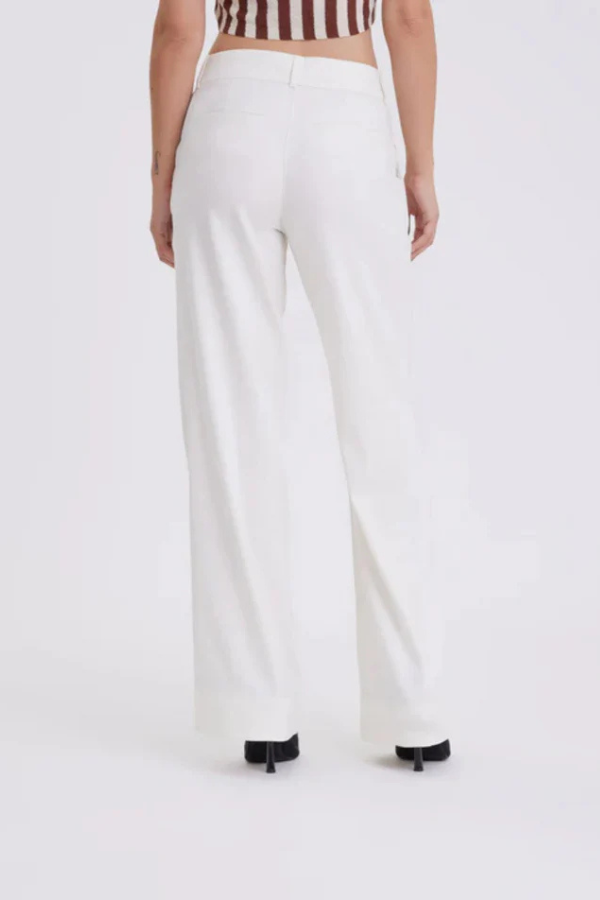 31173 CREAM WHITE LINEN LONG