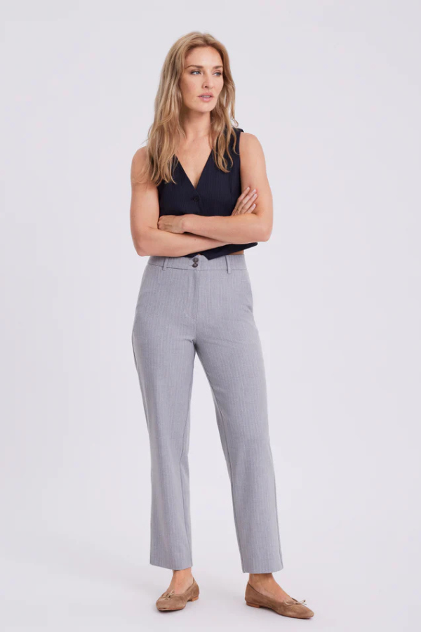 31178 LIGHT GREY PINSTRIPE ANKLE