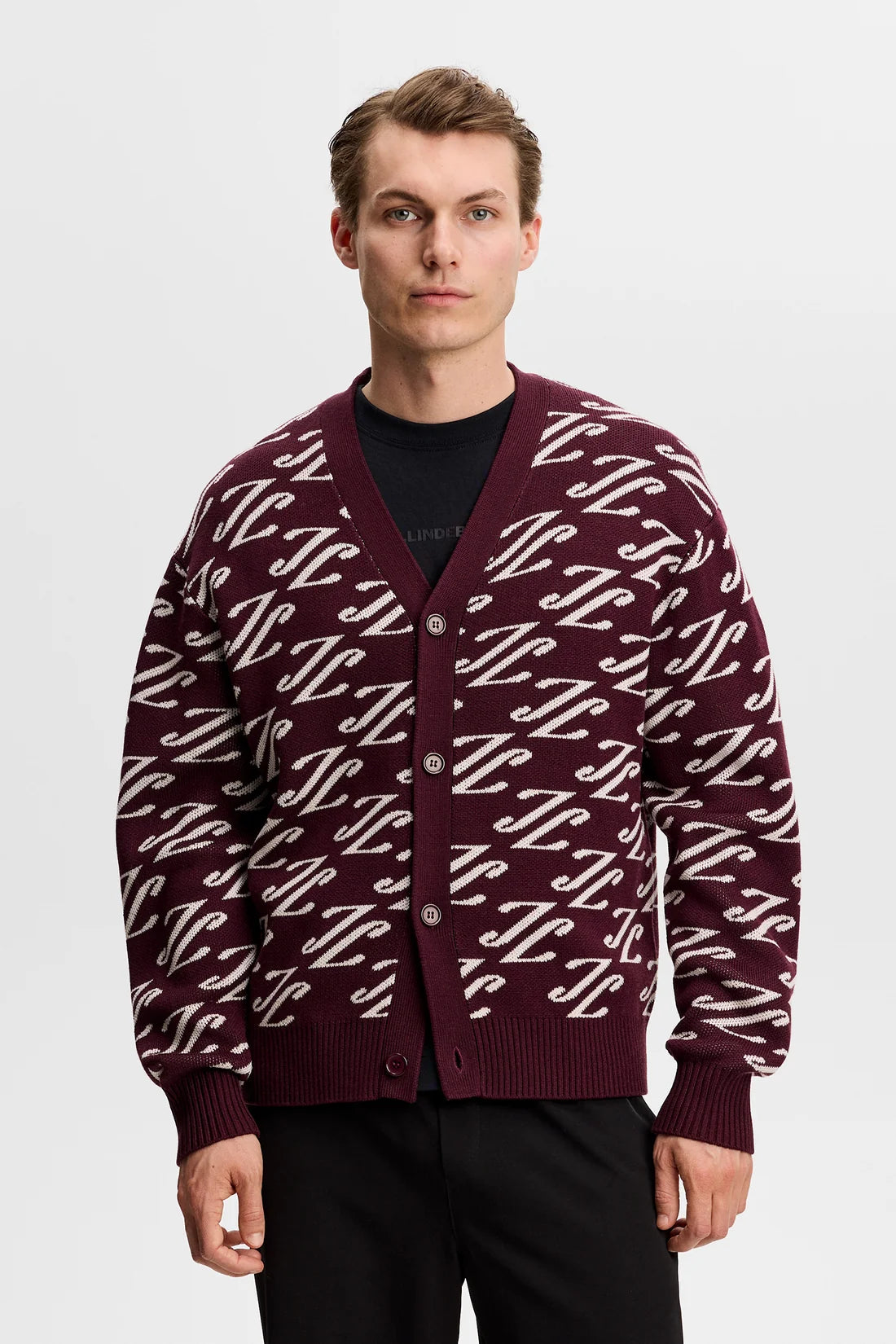 G164 CARDI JACQUARD - WINETASTING