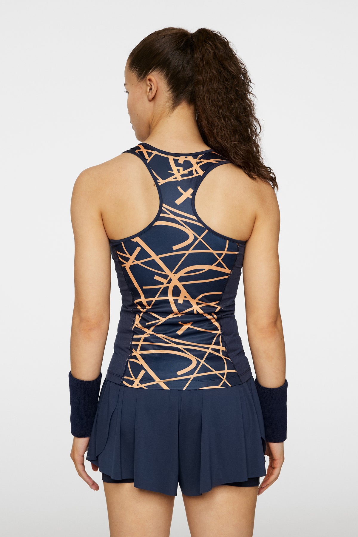 O566 COURT SWIRL NAVY MOCK M