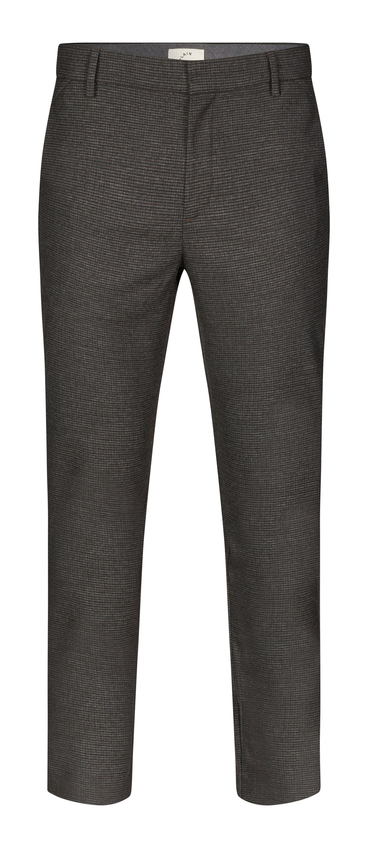 NAVY BURGUNDY MINI CHECK ''34''