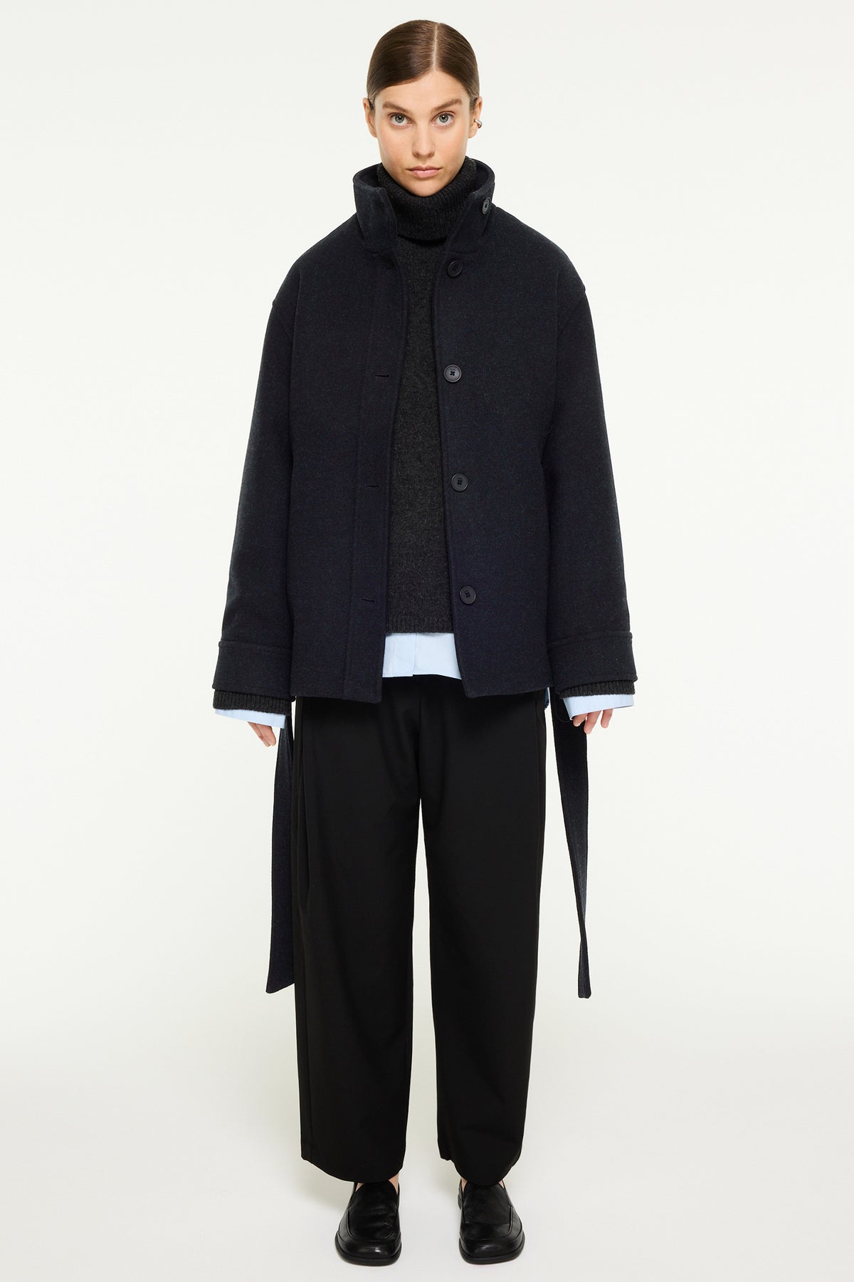389 NAVY MELANGE