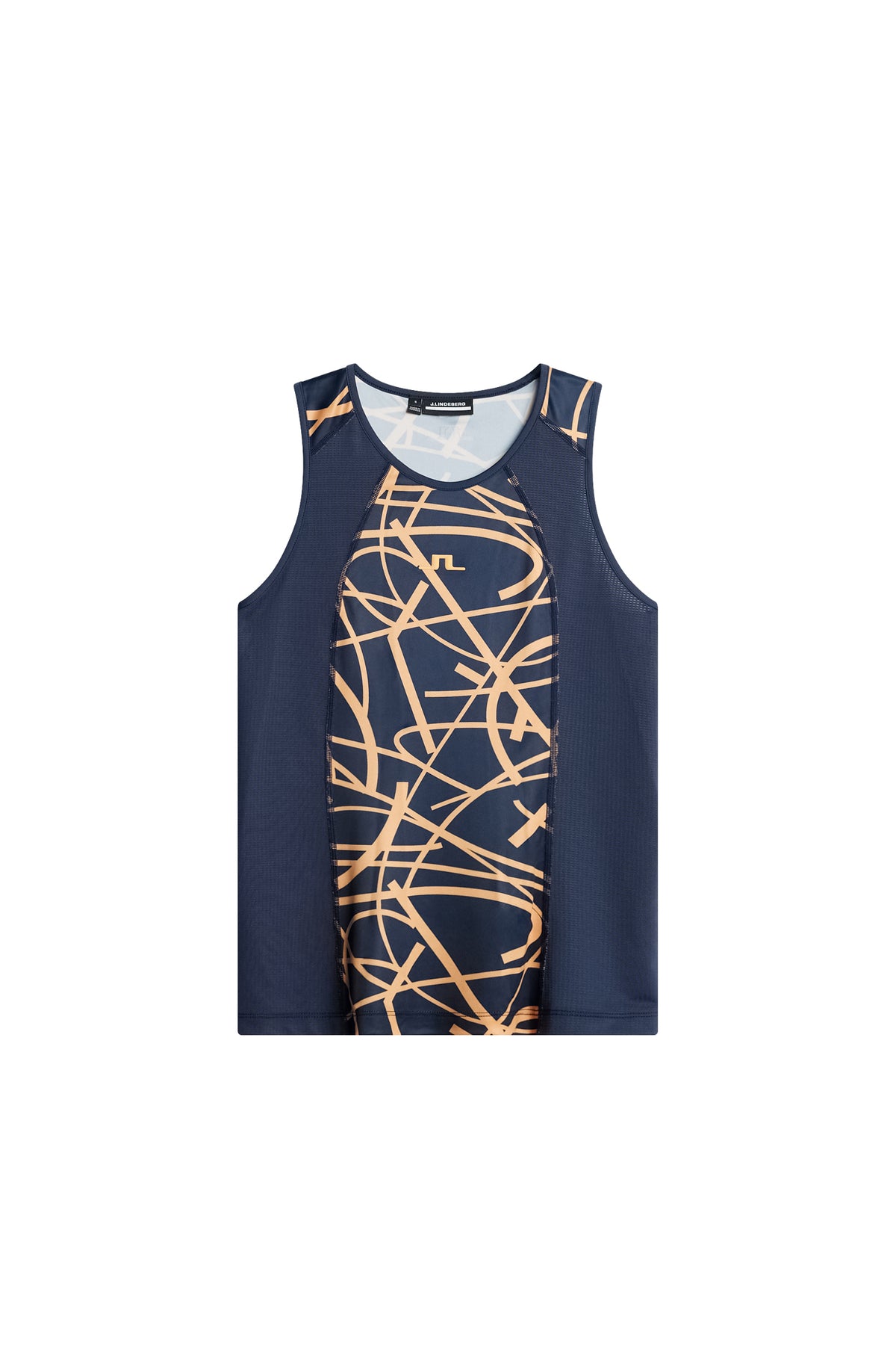 O566 COURT SWIRL NAVY MOCK M
