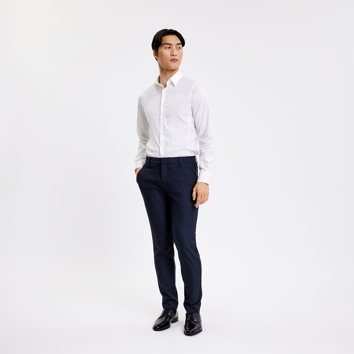 GREY NAVY CHECK ''32''