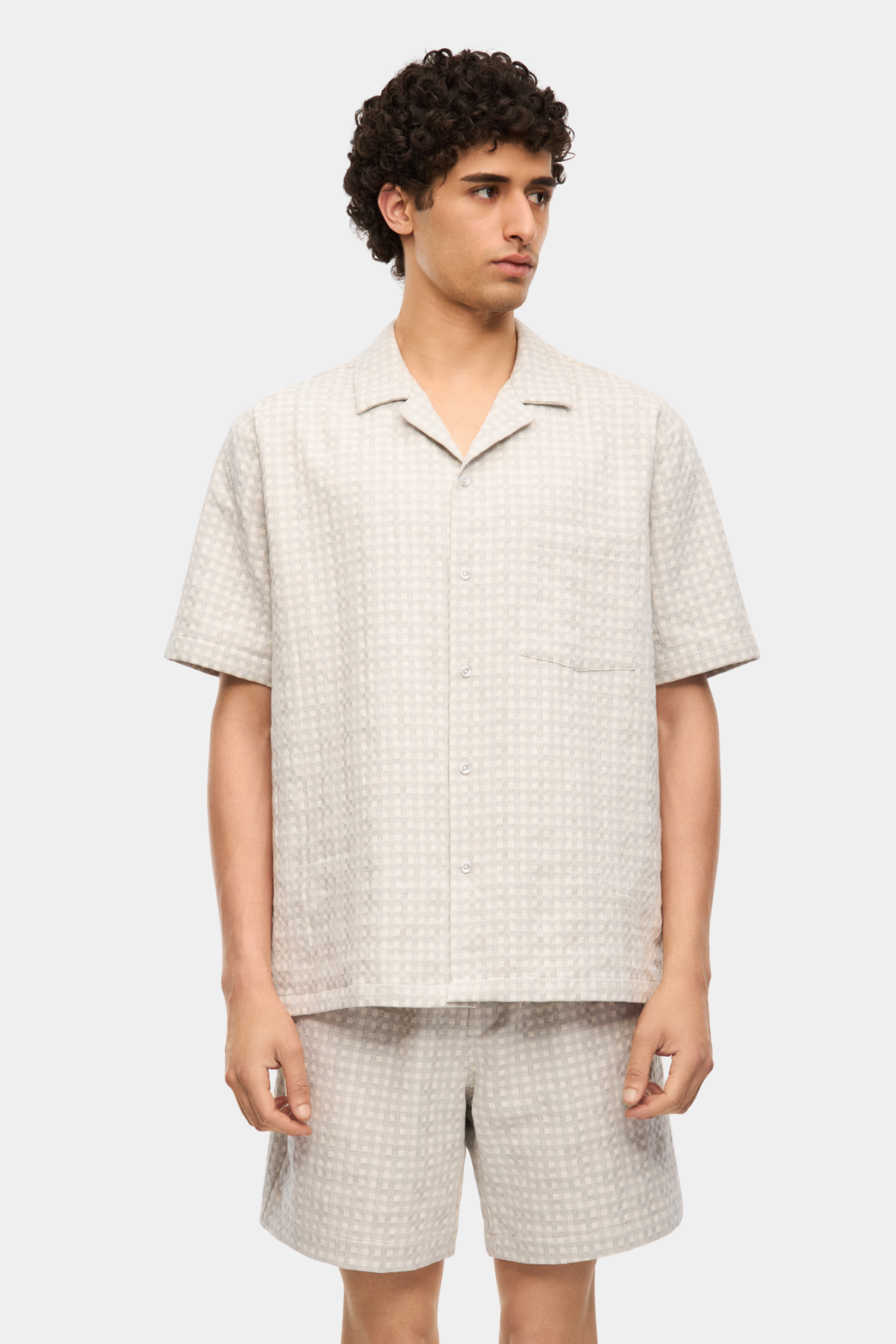 288 LIGHT GREY CHECK