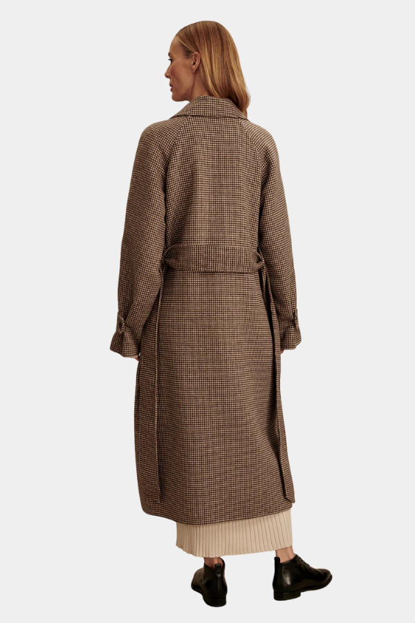 DEEP TAUPE / SANDSHELL MICRO PUPPYTOOTH