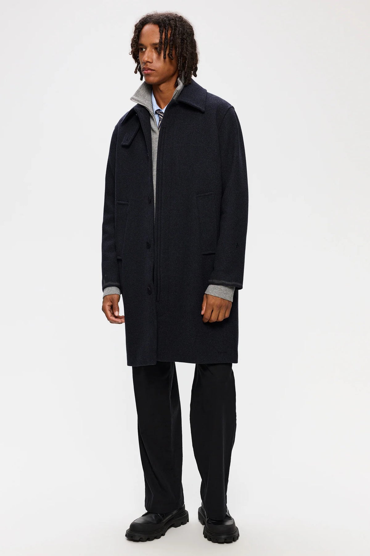 389 NAVY MELANGE